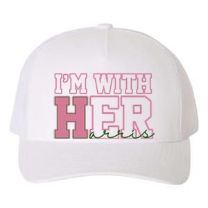 Im With Her Kamala Harris 2024 President Vote Yupoong Adult 5-Panel Trucker Hat