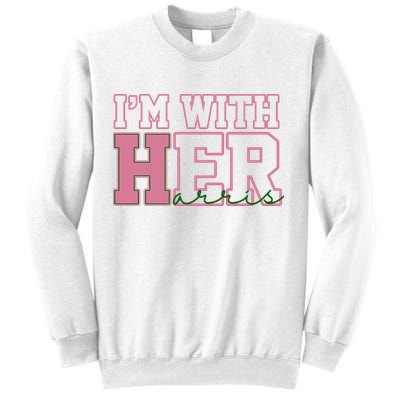 Im With Her Kamala Harris 2024 President Vote Sweatshirt