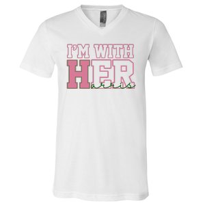 Im With Her Kamala Harris 2024 President Vote V-Neck T-Shirt