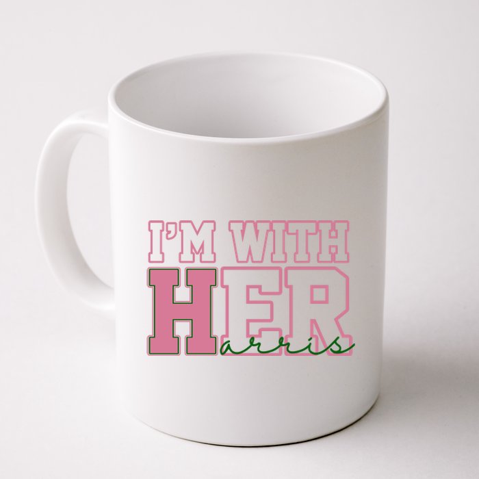 Im With Her Kamala Harris 2024 President Vote Coffee Mug