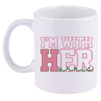 Im With Her Kamala Harris 2024 President Vote 11oz C Handle Ceramic Mug