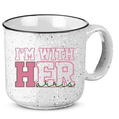 Im With Her Kamala Harris 2024 President Vote 15oz Campfire Ceramic Mug