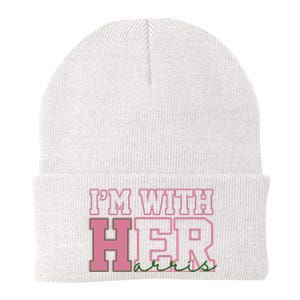 Im With Her Kamala Harris 2024 President Vote Knit Cap Winter Beanie