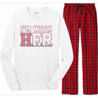 Im With Her Kamala Harris 2024 President Vote Long Sleeve Pajama Set