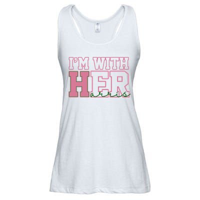 Im With Her Kamala Harris 2024 President Vote Ladies Essential Flowy Tank