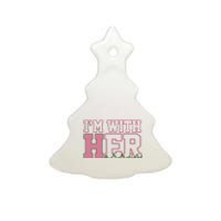 Im With Her Kamala Harris 2024 President Vote Ceramic Tree Ornament