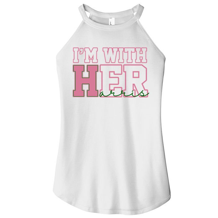 Im With Her Kamala Harris 2024 President Vote Women's Perfect Tri Rocker Tank