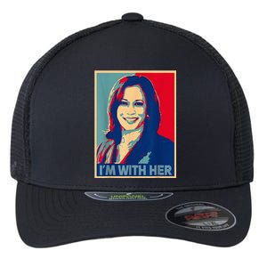 IM With Her Kamala Vote For 2024 President Kamalaharris Flexfit Unipanel Trucker Cap