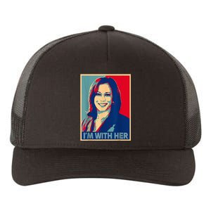 IM With Her Kamala Vote For 2024 President Kamalaharris Yupoong Adult 5-Panel Trucker Hat