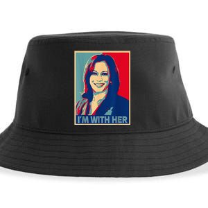 IM With Her Kamala Vote For 2024 President Kamalaharris Sustainable Bucket Hat