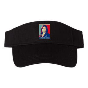 IM With Her Kamala Vote For 2024 President Kamalaharris Valucap Bio-Washed Visor