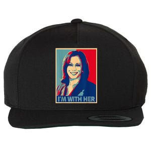 IM With Her Kamala Vote For 2024 President Kamalaharris Wool Snapback Cap