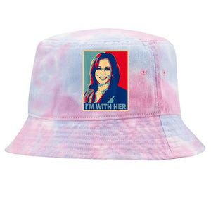 IM With Her Kamala Vote For 2024 President Kamalaharris Tie-Dyed Bucket Hat