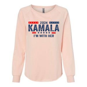 IM With Her Kamala Vote For 2024 President Kamalaharris Womens California Wash Sweatshirt