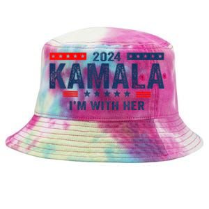 IM With Her Kamala Vote For 2024 President Kamalaharris Tie-Dyed Bucket Hat