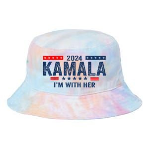 IM With Her Kamala Vote For 2024 President Kamalaharris Tie Dye Newport Bucket Hat