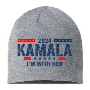 IM With Her Kamala Vote For 2024 President Kamalaharris Sustainable Beanie