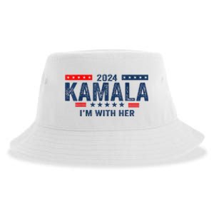 IM With Her Kamala Vote For 2024 President Kamalaharris Sustainable Bucket Hat