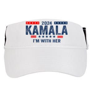 IM With Her Kamala Vote For 2024 President Kamalaharris Adult Drive Performance Visor