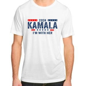 IM With Her Kamala Vote For 2024 President Kamalaharris Adult ChromaSoft Performance T-Shirt