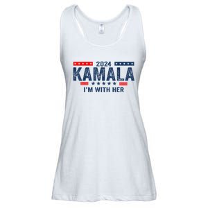 IM With Her Kamala Vote For 2024 President Kamalaharris Ladies Essential Flowy Tank