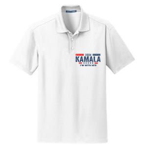 IM With Her Kamala Vote For 2024 President Kamalaharris Dry Zone Grid Polo