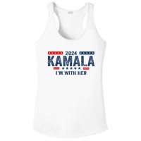 IM With Her Kamala Vote For 2024 President Kamalaharris Ladies PosiCharge Competitor Racerback Tank