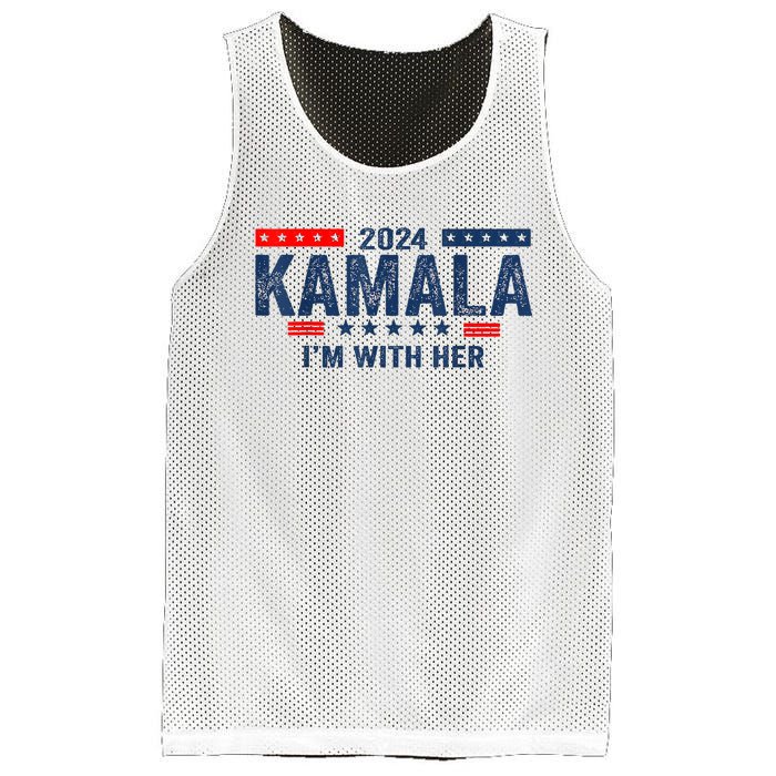 IM With Her Kamala Vote For 2024 President Kamalaharris Mesh Reversible Basketball Jersey Tank