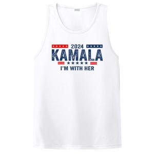 IM With Her Kamala Vote For 2024 President Kamalaharris PosiCharge Competitor Tank