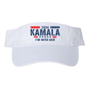 IM With Her Kamala Vote For 2024 President Kamalaharris Valucap Bio-Washed Visor