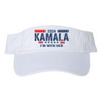 IM With Her Kamala Vote For 2024 President Kamalaharris Valucap Bio-Washed Visor