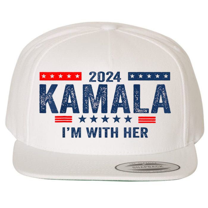 IM With Her Kamala Vote For 2024 President Kamalaharris Wool Snapback Cap