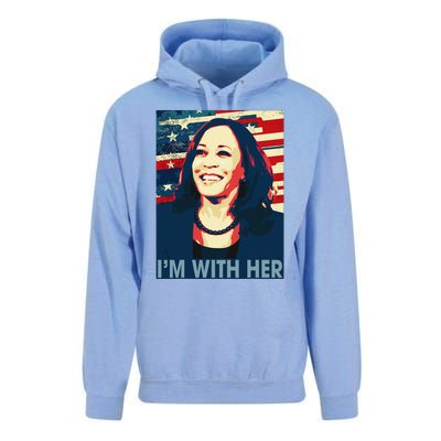 IM With Her Black History Is American History Unisex Surf Hoodie