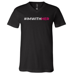 IM With Her Kamala Harris 2024 V-Neck T-Shirt