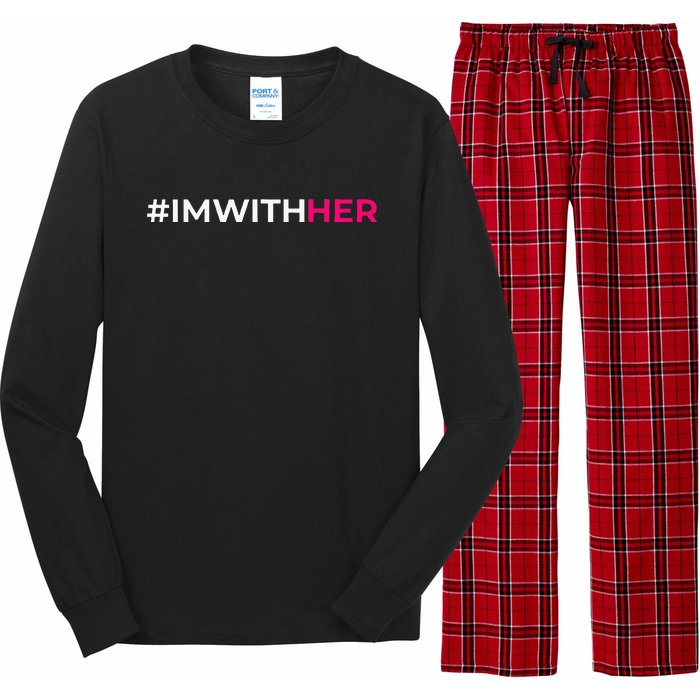 IM With Her Kamala Harris 2024 Long Sleeve Pajama Set