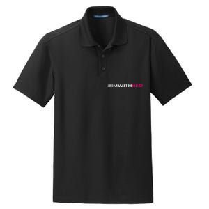 IM With Her Kamala Harris 2024 Dry Zone Grid Polo