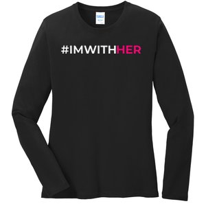 IM With Her Kamala Harris 2024 Ladies Long Sleeve Shirt