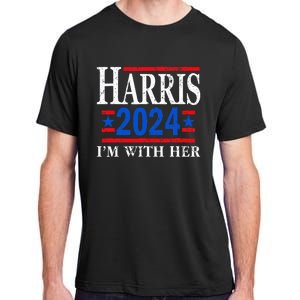 IM With Her Kamala Vote For 2024 President Kamala Harris Adult ChromaSoft Performance T-Shirt