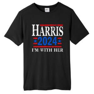 IM With Her Kamala Vote For 2024 President Kamala Harris Tall Fusion ChromaSoft Performance T-Shirt