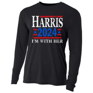 IM With Her Kamala Vote For 2024 President Kamala Harris Cooling Performance Long Sleeve Crew