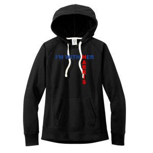 IM With Her Kamala 2024 Women's Fleece Hoodie