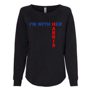 IM With Her Kamala 2024 Womens California Wash Sweatshirt