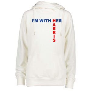 IM With Her Kamala 2024 Womens Funnel Neck Pullover Hood