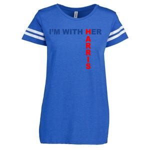 IM With Her Kamala 2024 Enza Ladies Jersey Football T-Shirt