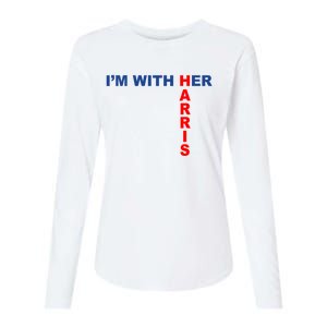 IM With Her Kamala 2024 Womens Cotton Relaxed Long Sleeve T-Shirt