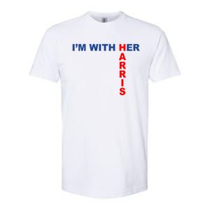 IM With Her Kamala 2024 Softstyle CVC T-Shirt