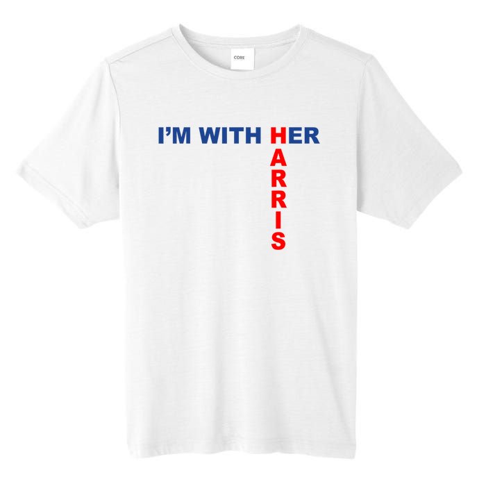 IM With Her Kamala 2024 Tall Fusion ChromaSoft Performance T-Shirt