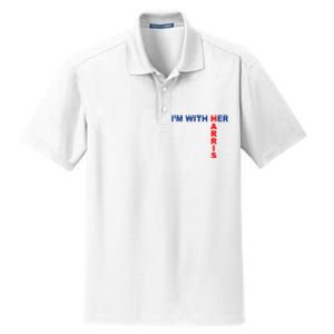 IM With Her Kamala 2024 Dry Zone Grid Polo