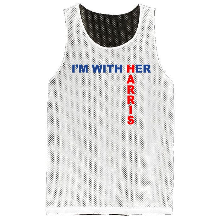 IM With Her Kamala 2024 Mesh Reversible Basketball Jersey Tank