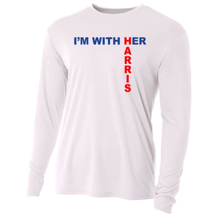 IM With Her Kamala 2024 Cooling Performance Long Sleeve Crew